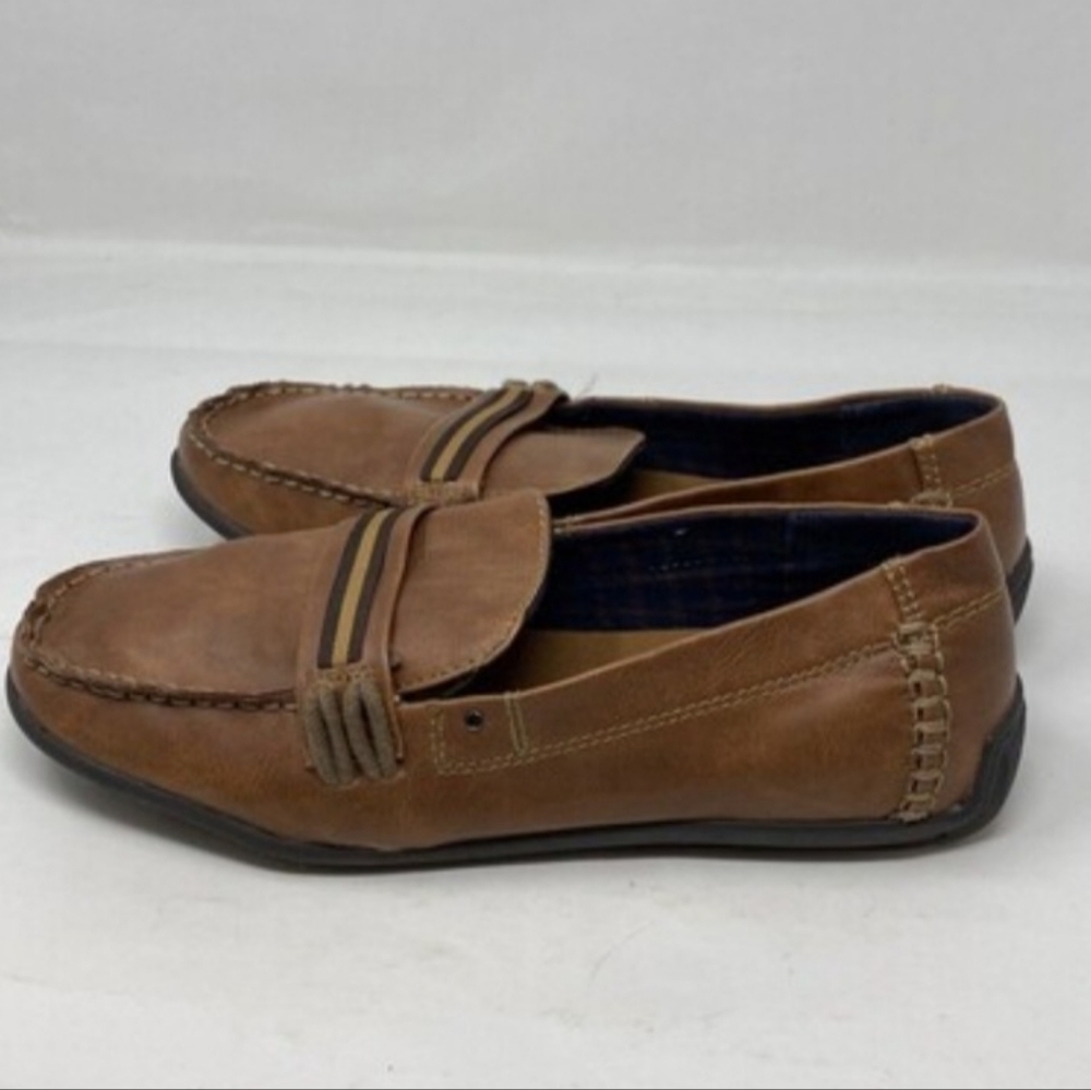 STEVE MADDEN GANDER LEATHER BOAT SHOES SIZE 11 - Picture 5 of 8